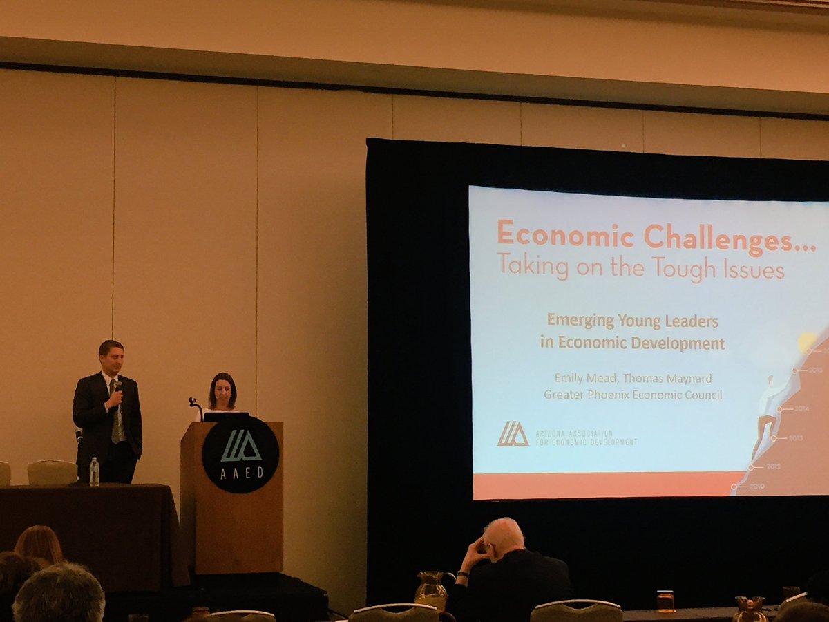GPEC's tweet image. #GPECs Emily Mead &amp;amp; Thomas Maynard @_aaed presenting on Emerging Young Leaders in #ecdev #aaedspringconference