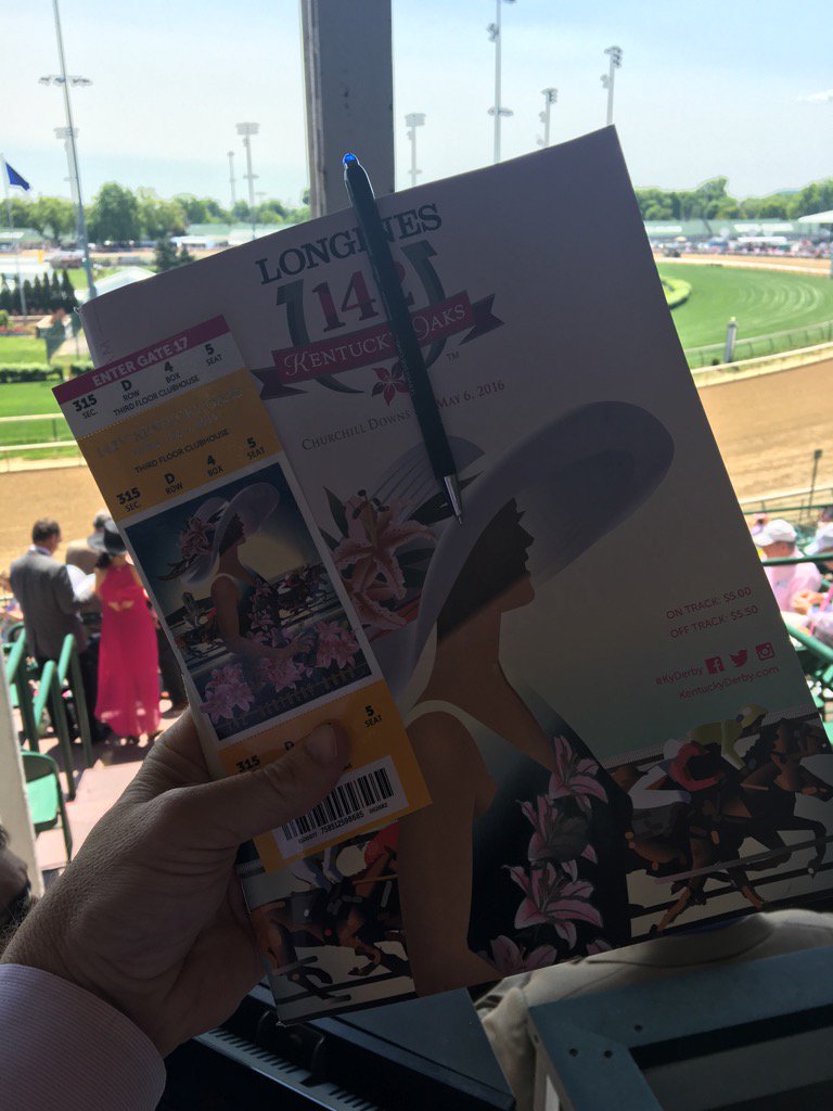 Oaks 2016!  Go baby go!