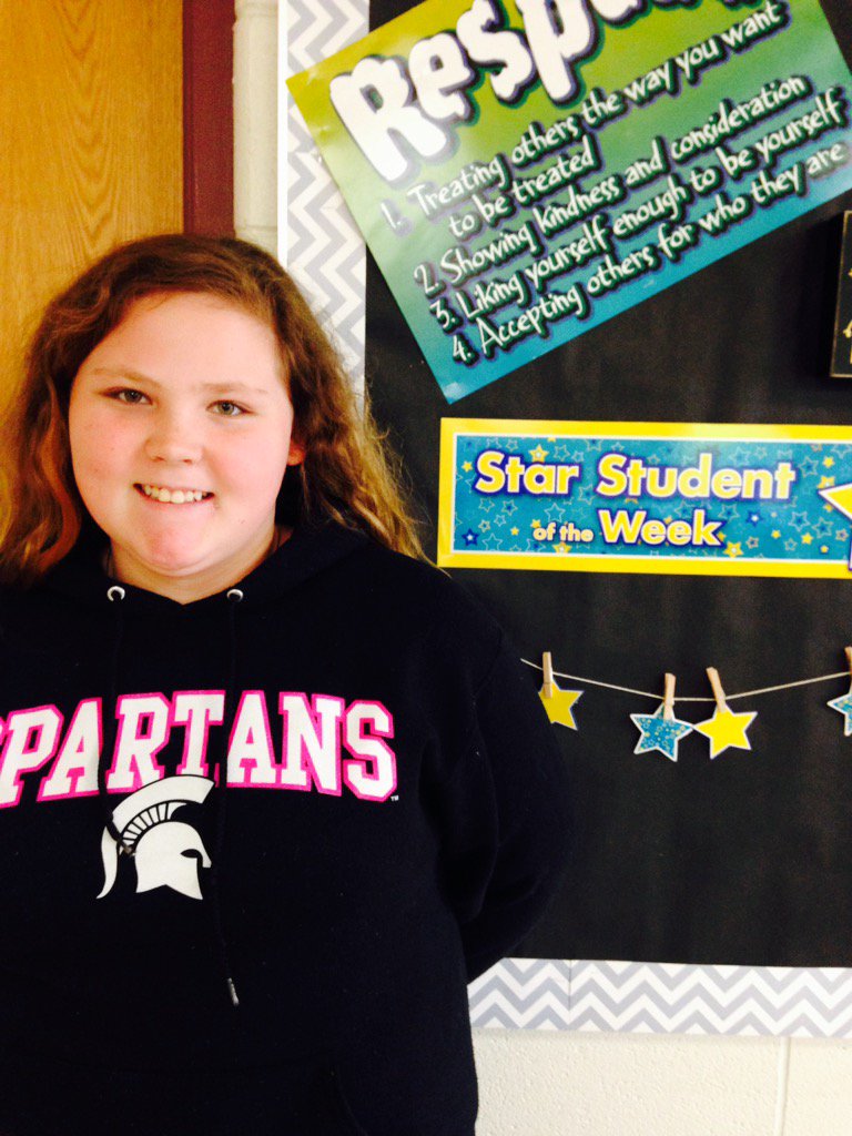 Ariel's class says she is a panther student, a good listener, and shows self control- I agree!
#wmsgreatness