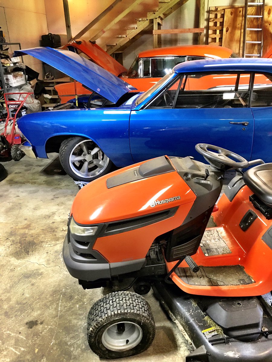 Here's the question for my weekend: do I mow the grass or work on my cars. Hmmm...