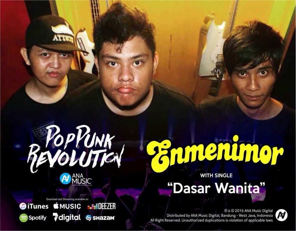 ENMENIMOR (@enmenimorpunk) on Twitter photo Mari streaming single kami "Dasar Wanita" di Spotify
#Track12
open.spotify.com/album/1LLmMTW8… Mari streaming single kami "Dasar Wanita" di Spotify
#Track12
open.spotify.com/album/1LLmMTW8…