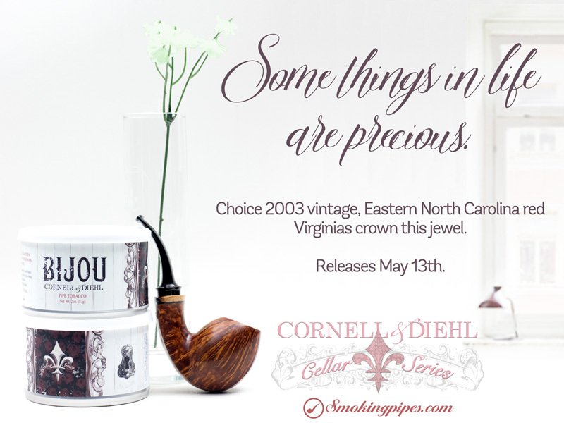 Smoking_Pipes's tweet image. Bijou hits our shelves May 13th. smokingpipes.com