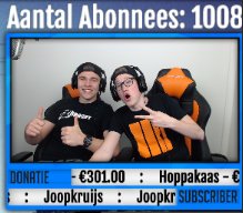 YaraskyGaming's tweet image. We hebben de 1000 actieve abonnees gehaald dus dat betekent dat ik zelf 1000 euro doneer aan het goede doel!