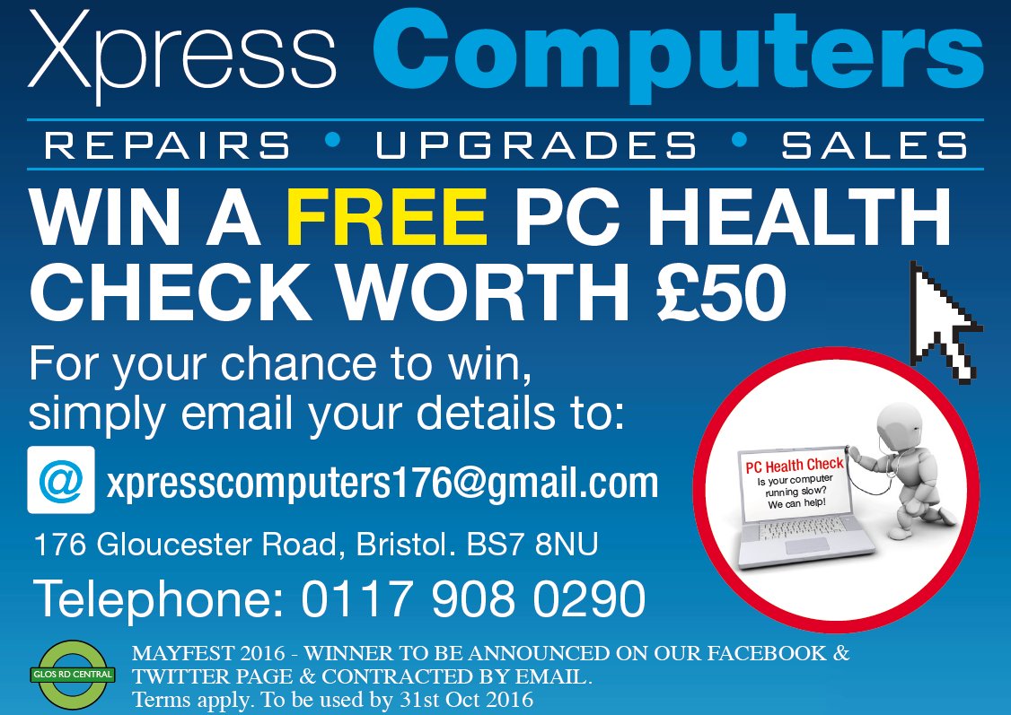 #competition Win a  PC Health check worth £50. Email  xpresscomputers176@gmail.com <a href="/glosrdcentral/">glosrdcentral</a>, <a href="/XpressCompany/">温温</a>