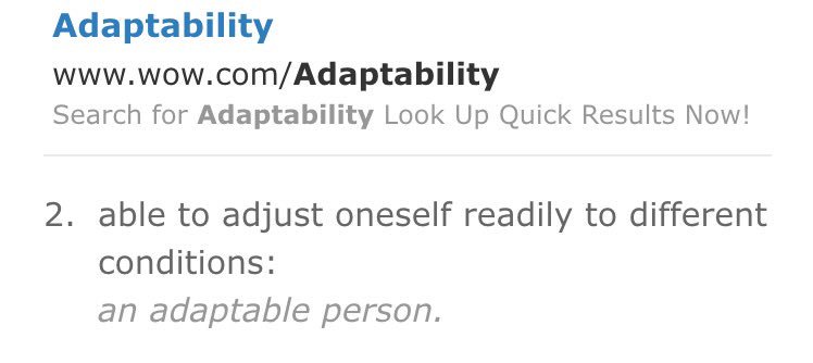 Adaptability@MHPS4SQ