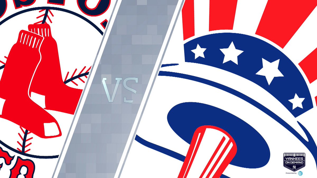 Yankees's tweet photo. Round 2 of #TheRivalry starts tonight. Here's the series preview from @YankeesonDemand https://t.co/q5yB9I6sAu https://t.co/RgTfRZXEoR