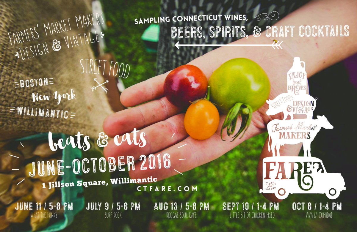 ConnFoodAndFarm's tweet photo. #BeatsAndEats at #FARE~ Infusing regional music and food culture, #FoodTrucks + more at https://t.co/s7WhHyXCUp https://t.co/CQJyiNsiAt