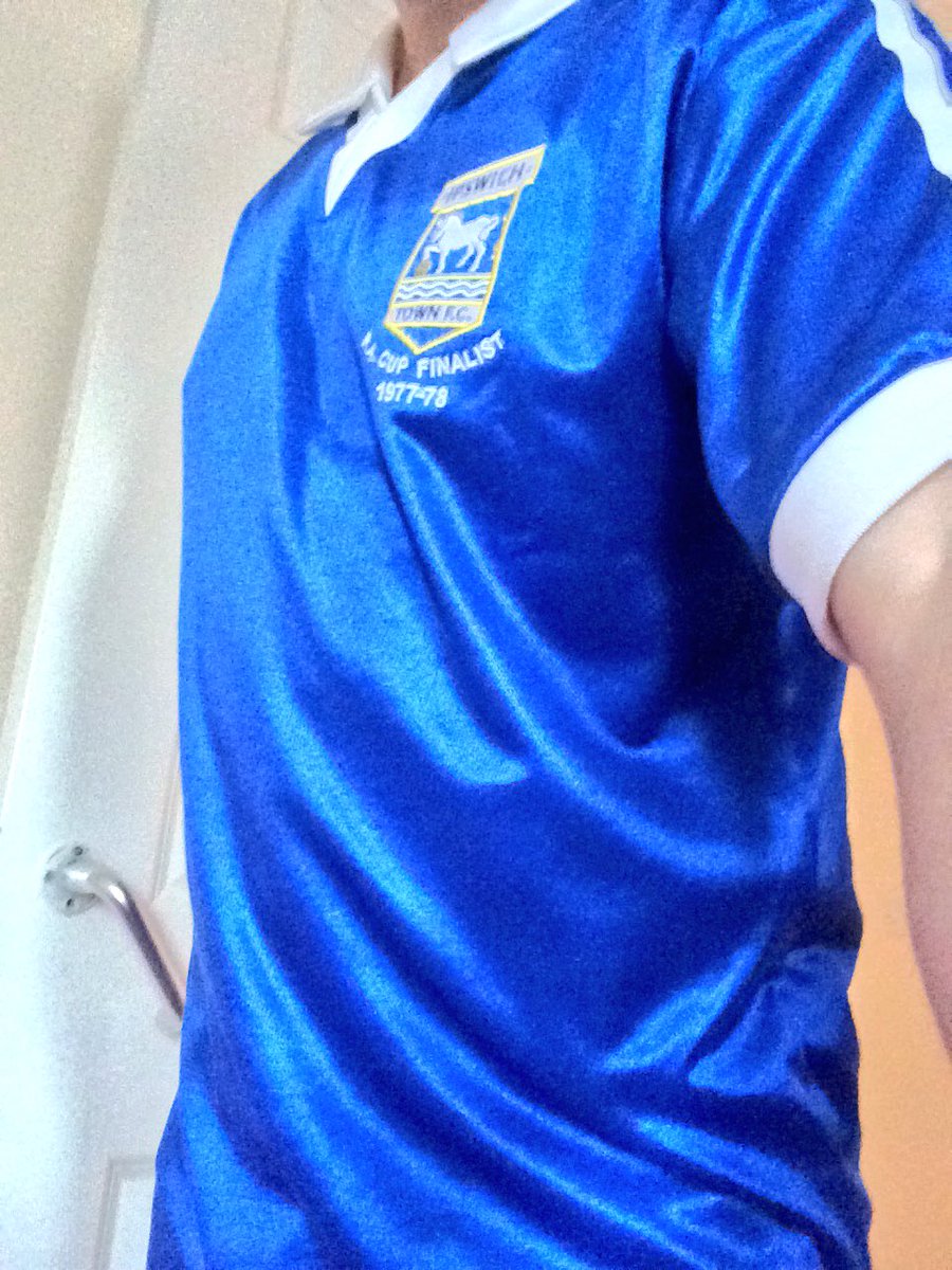 Large_Doner's tweet photo. All this talk of the new #itfc kits has made me pull this classic out again.All about the Retro. https://t.co/vVbh46m89W