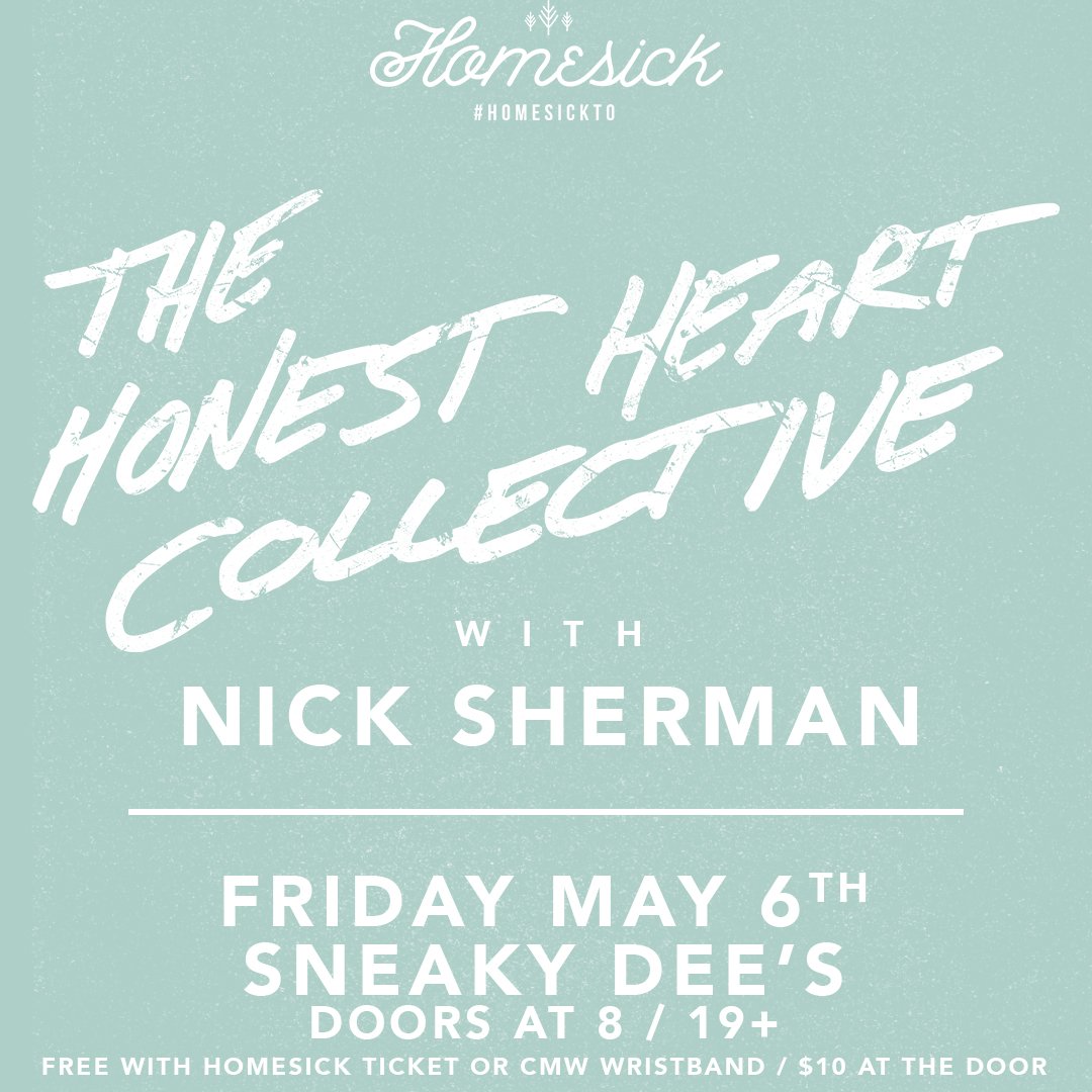 thesneakydees's tweet image. Nothing better than a last minute @honestheartco show before @homesick.to tonight! #CMW2016