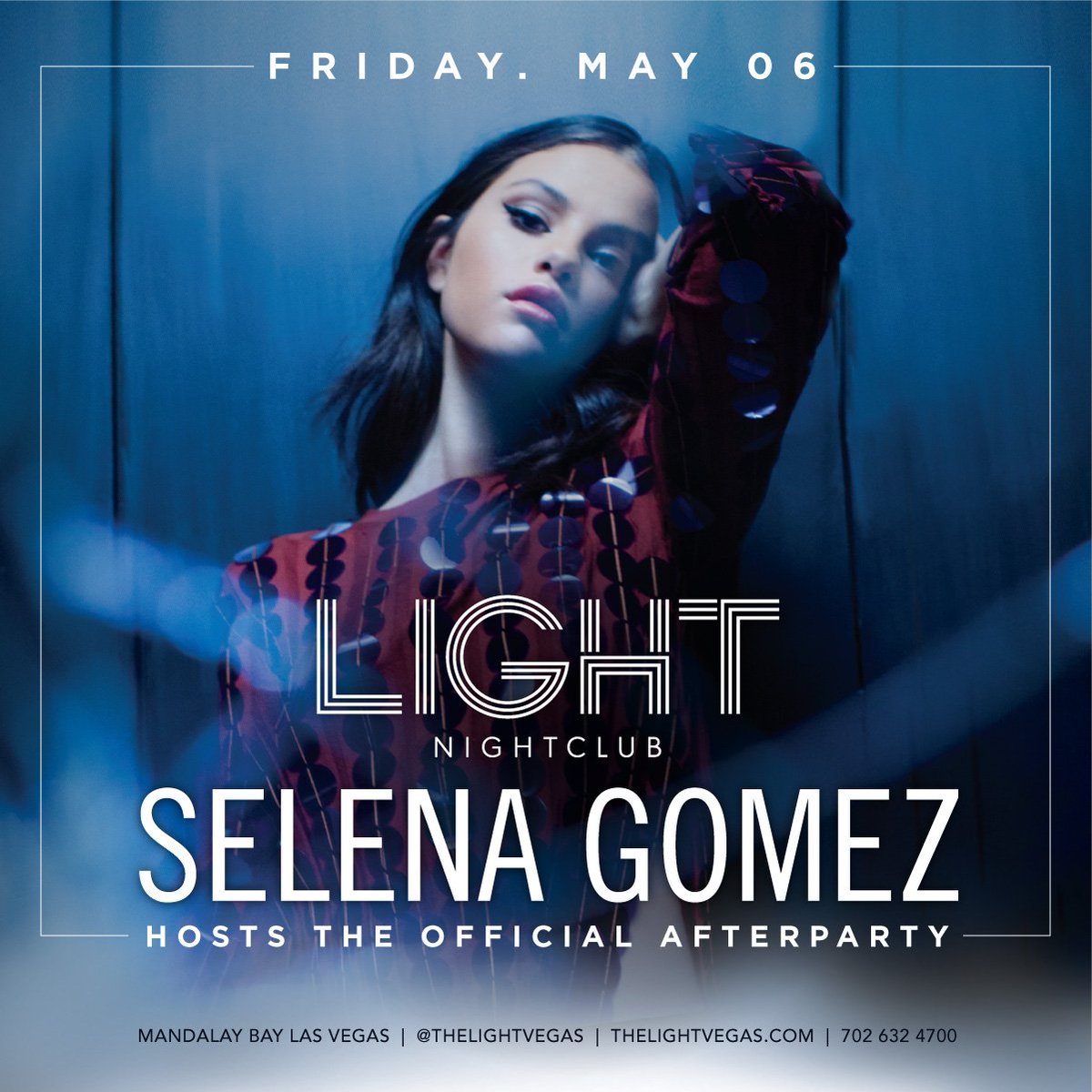 thelightvegas's tweet image. .@SelenaGomez kicks off her tour tonight @MandalayBay &amp;amp; she's celebrating with us after!  bit.ly/selena0506