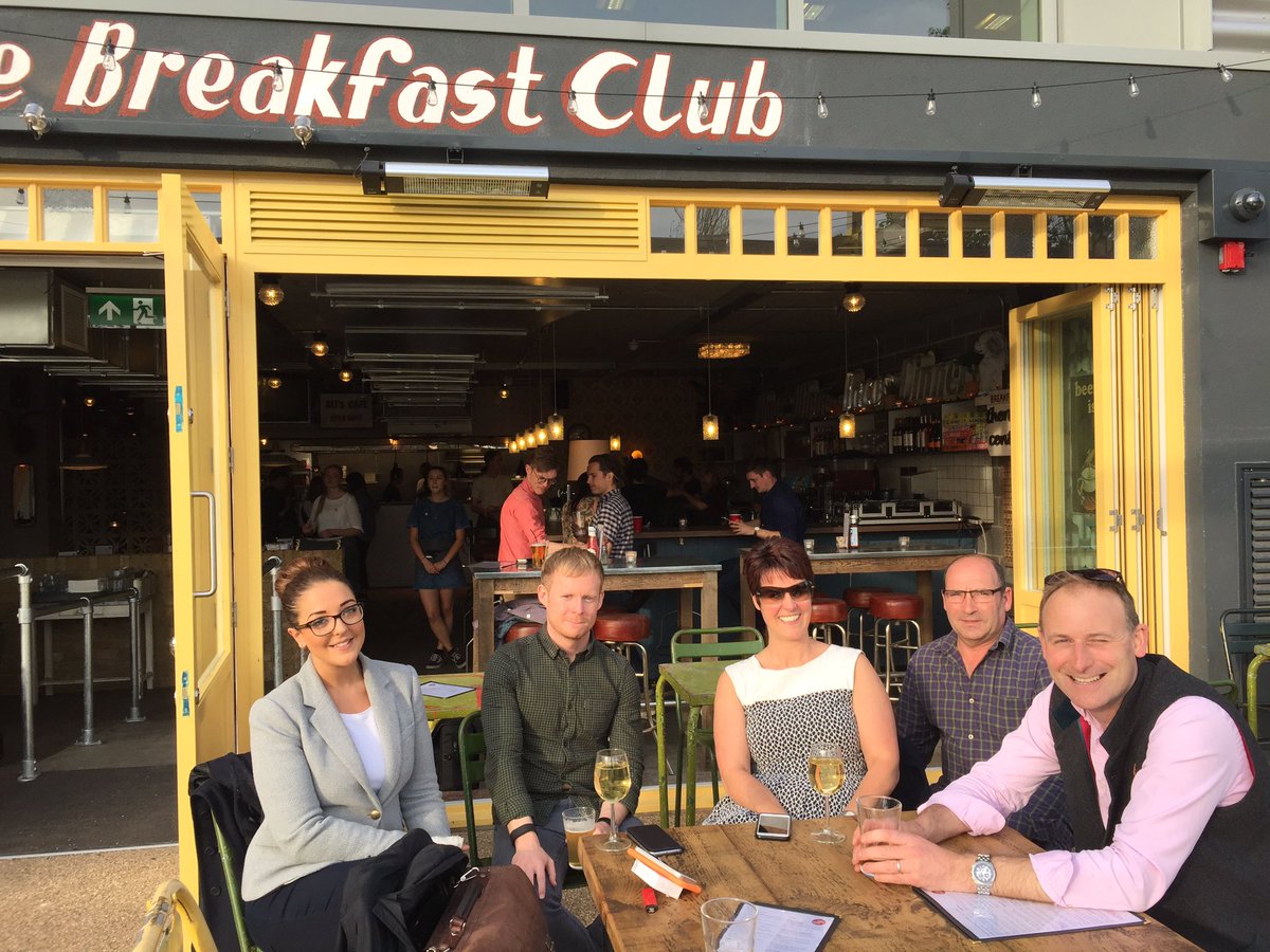GavinJPoole's tweet photo. Great to spend time @TheBrekkyClub   @hereeast #canalside. Perfect location in Hackney Wick #progresshere https://t.co/yXF8FIkpTX