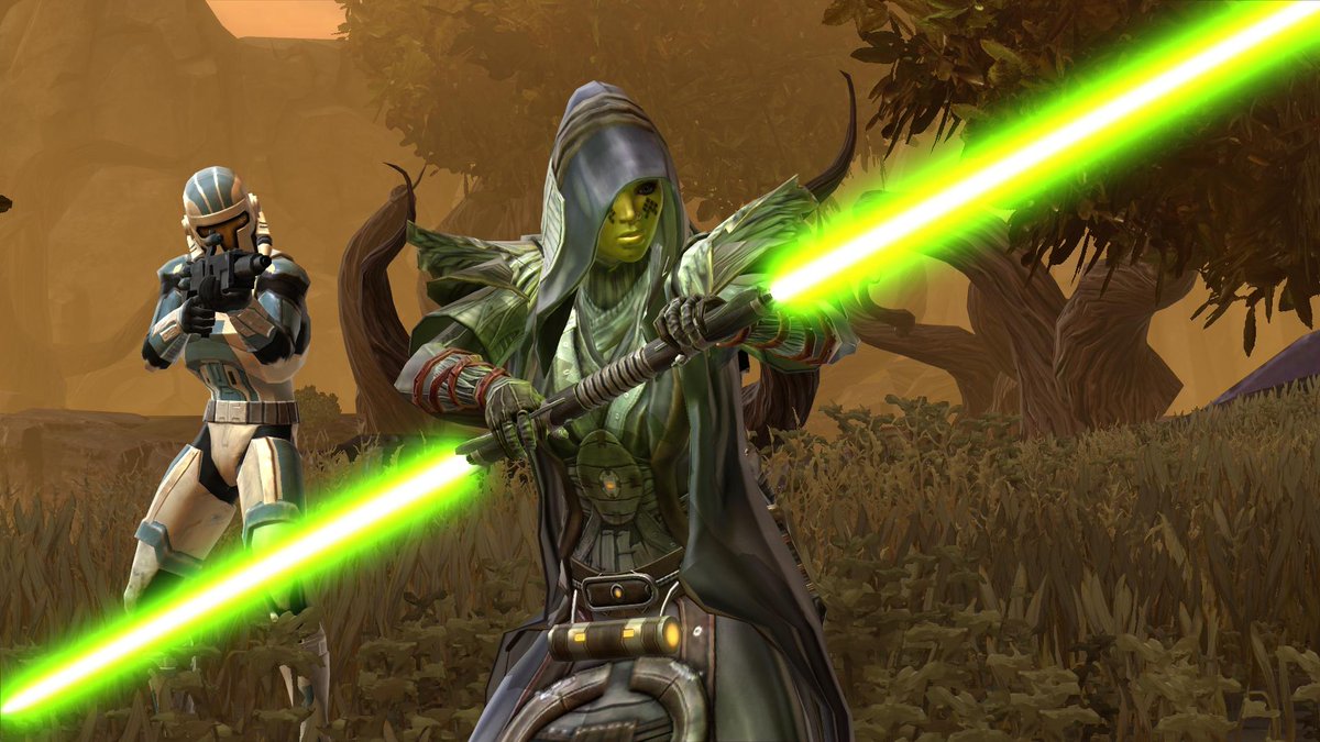 SWTOR's tweet image. Boost your gameplay with Double XP -- running until May 10! And then again from May 26-30!