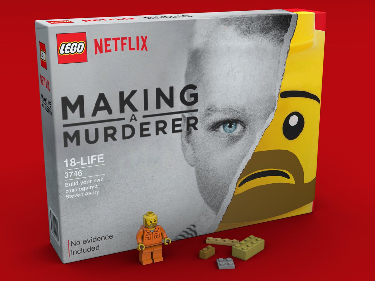 devika_dalal's tweet photo. Thrilled to be nominated for the @ChipShopAwards for our @LEGO_Group idea promoting #Netflix #MakingAMurderer https://t.co/ZkJuB4uiKX