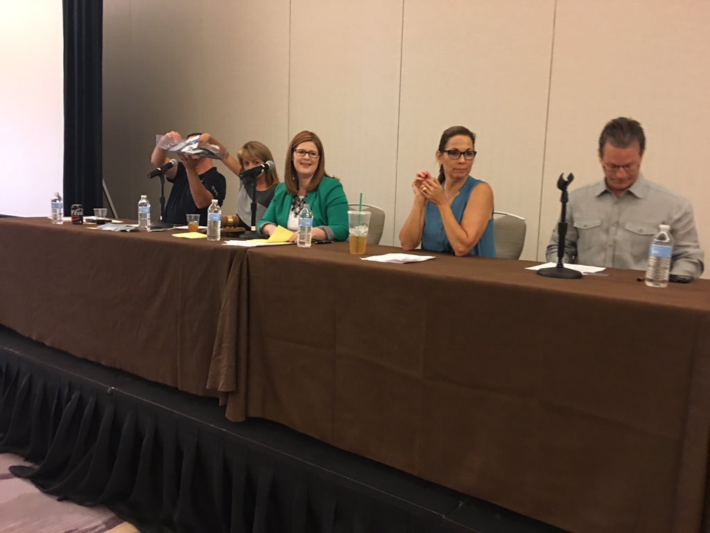 _AAED's tweet image. Executive team at the membership meeting starting the raffle portion #fun #aaedspringconference