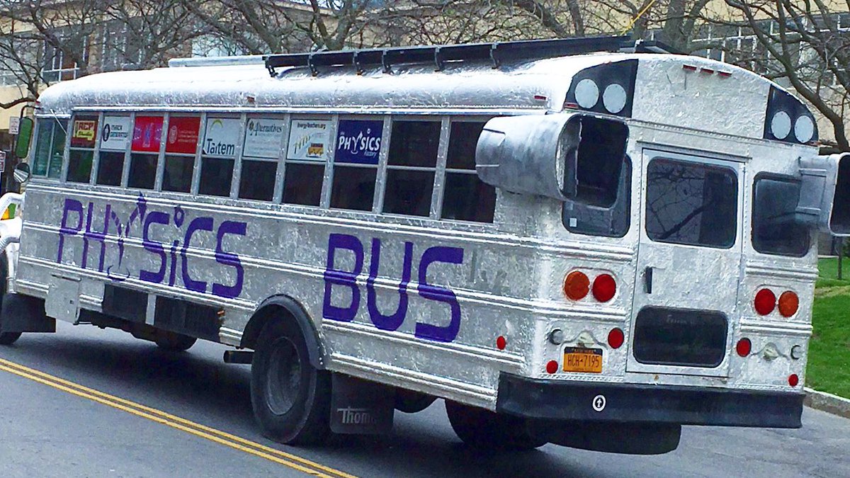 CornellEng's tweet photo. Beep! Beep!
Here comes the #PhysicsBus...
Always a welcome sight from our building.
Info: https://t.co/zM80MEMoTd https://t.co/BdCngDCcF5