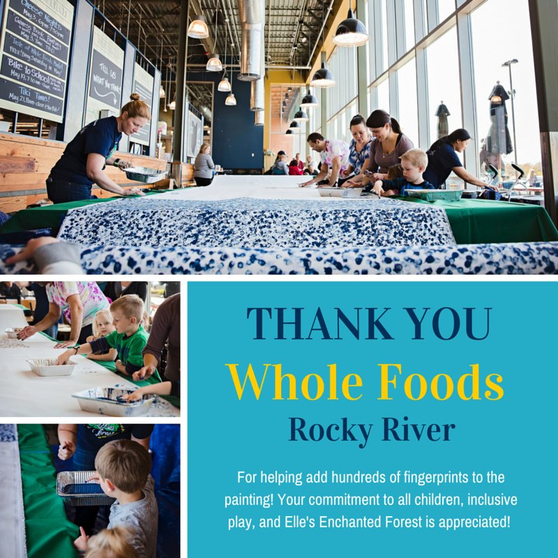 Thank you @WholeFoodsCle #rockyriver. We couldn't have done it without you! Come to the record breaking on May14th!