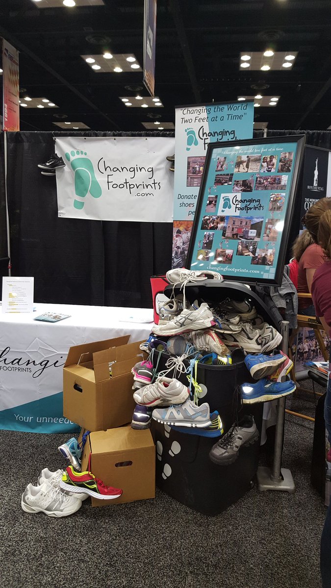 Changing Footprints is collecting shoes at 500 Mini Expo again! There are other year round collection sites in Indy.