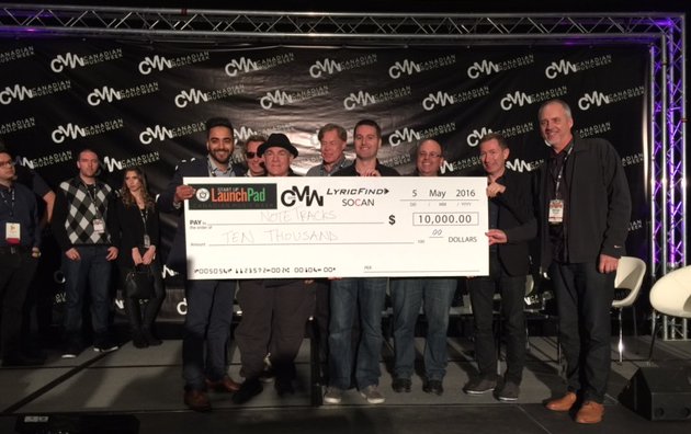 Congratulations to #CMW2016 Startup Launch Pad winners, <a href="/notetracks/">Notetracks</a>! Looking fwd to watching you grow.
