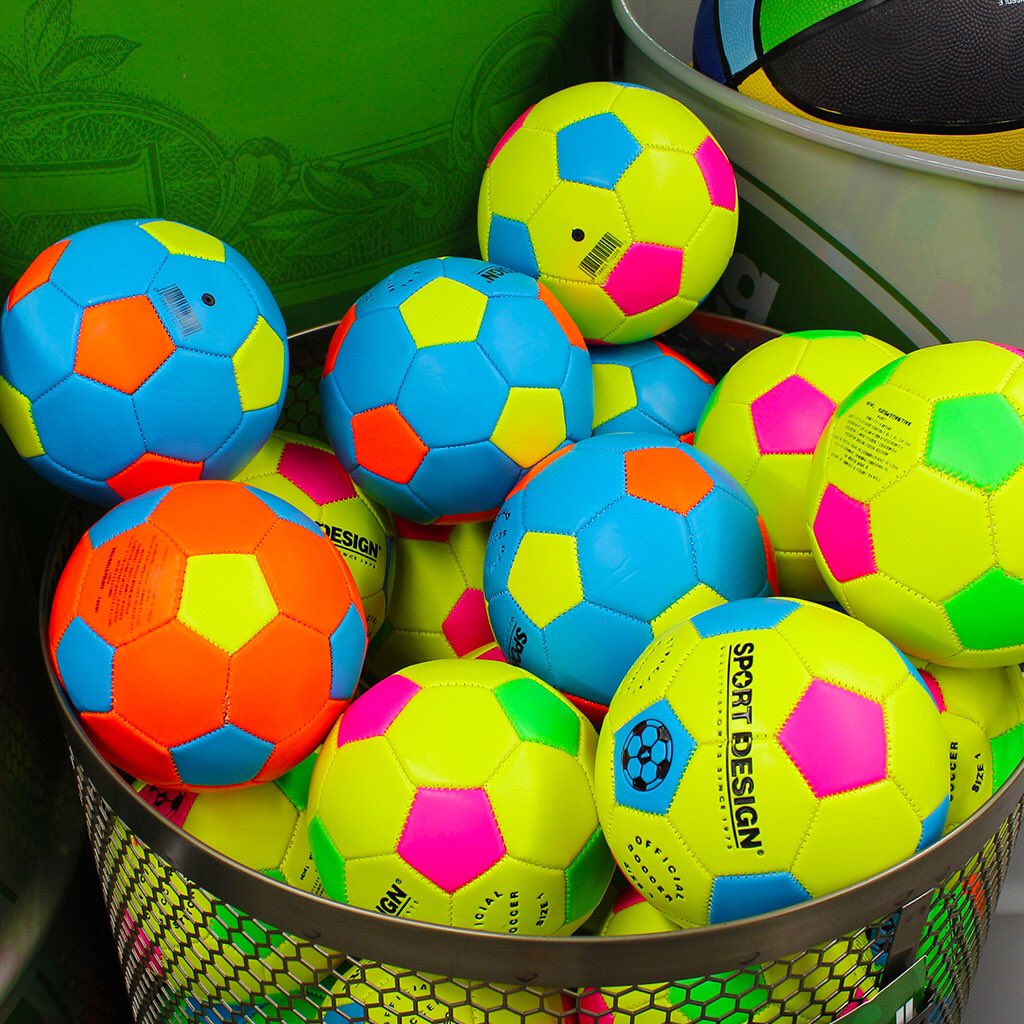 5 below soccer balls