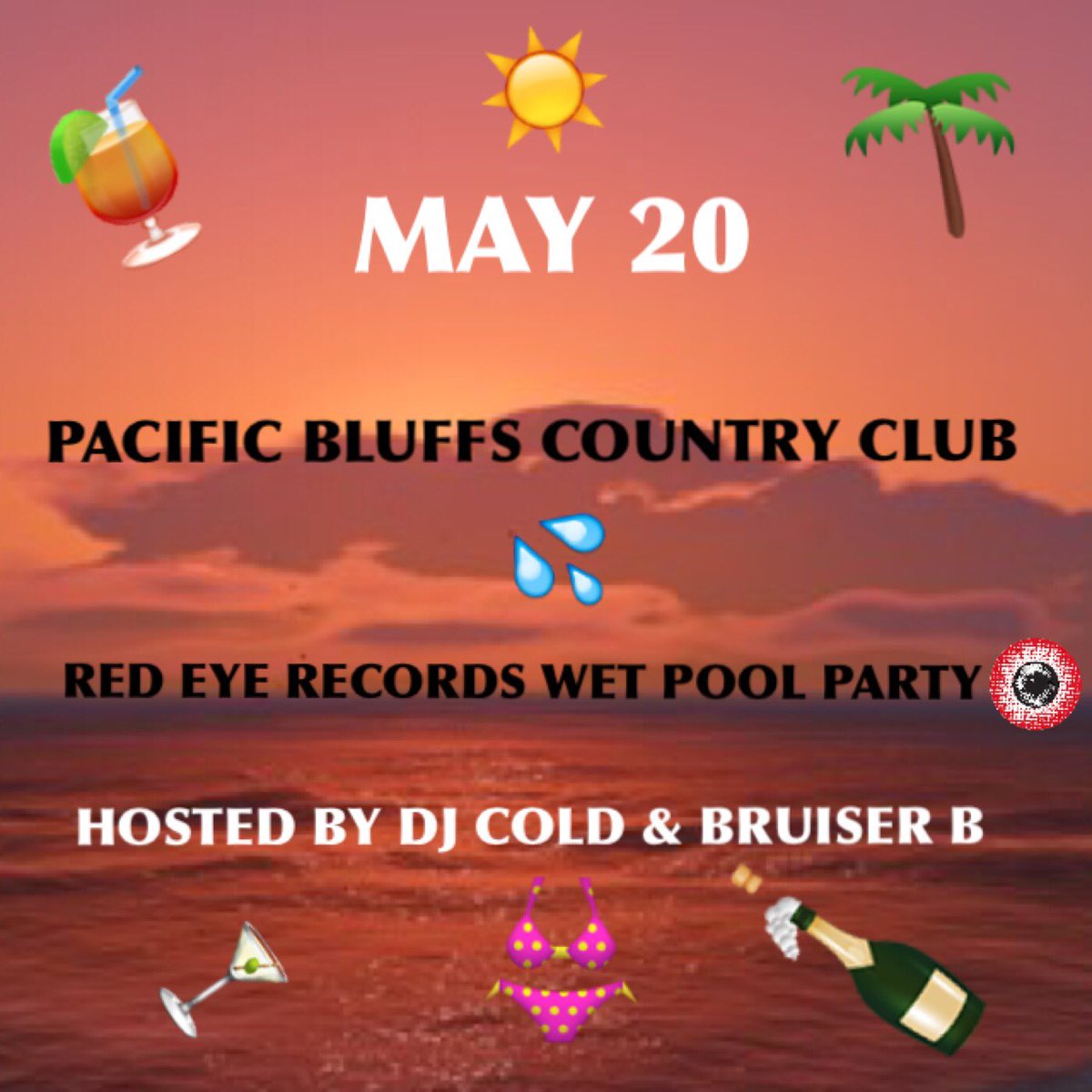 RedEyeRecsGTA's tweet photo. 'Wet Pool Party' hosted by our very own DJ Cold &amp; Bruiser B on May 20th. Make sure you're there! #GTAV #GTAOnline https://t.co/Fkud5SJ5uy