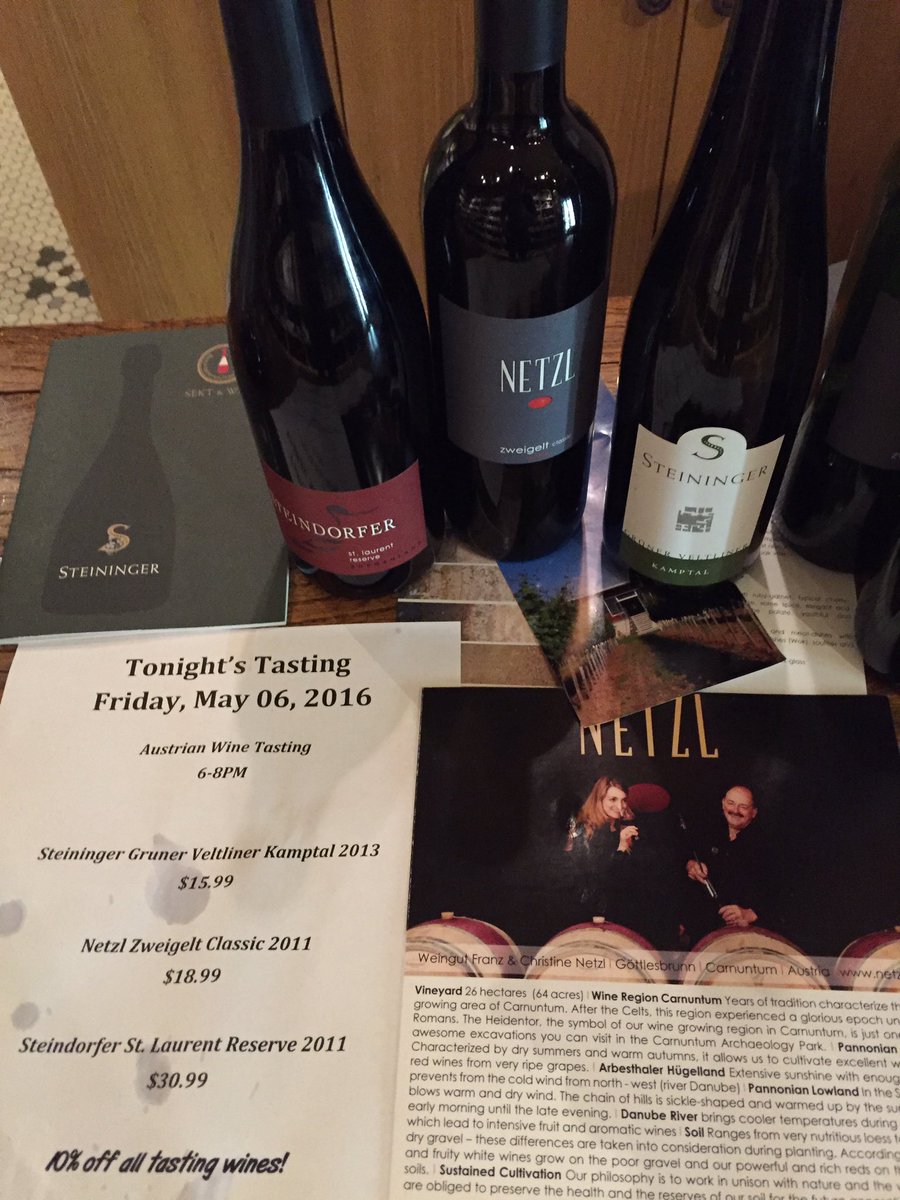 bunge73's tweet photo. Having a blast pouring #austrianwines tonight! https://t.co/6Hn42d2BA1