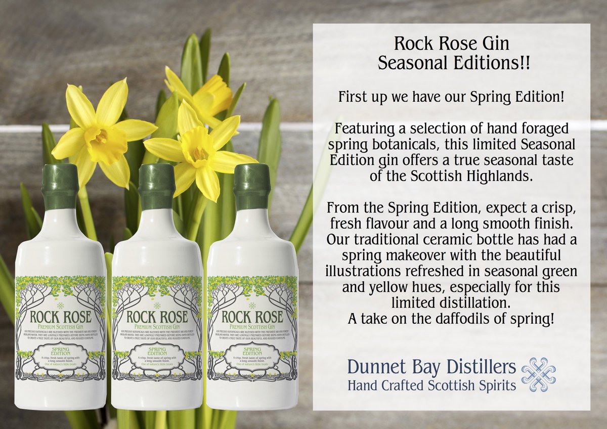 RockRoseGin's tweet image. !!!!!NEW GIN ALERT!!!!!  Rock Rose Spring edition is now available to buy!  Be quick!  rockrosegin.co.uk :-D