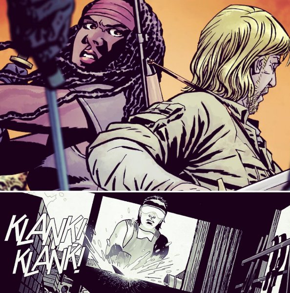 TheWalkingDead's tweet photo. #TheWalkingDead #154 is HERE! Discuss the madness w/ us for a chance to win a signed copy! https://t.co/5SozF6Cbgj https://t.co/quuT7dfaeA