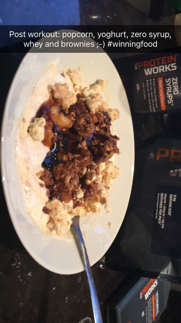 Popcorn post workout sales