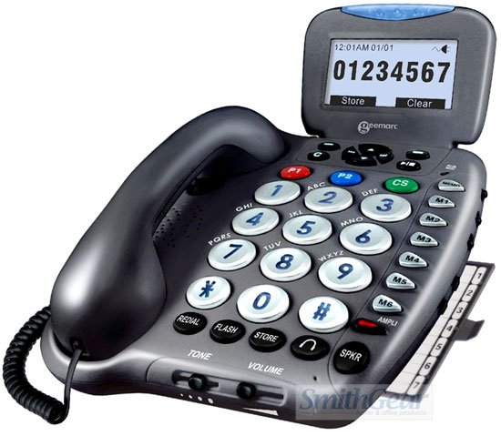 SmithGear's tweet photo. NEW Geemarc Ampli555 Amplified Big Button Loud Phone with Answering Machine https://t.co/W6zNSck7Kr https://t.co/CiYRWdFZJv