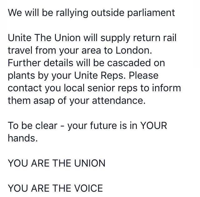 UniteShotton's tweet photo. #SaveOurSteel
Parliament - 25th May 
See details below #OurFuture #OurCommunities #OurSteel https://t.co/ppu9Woa879