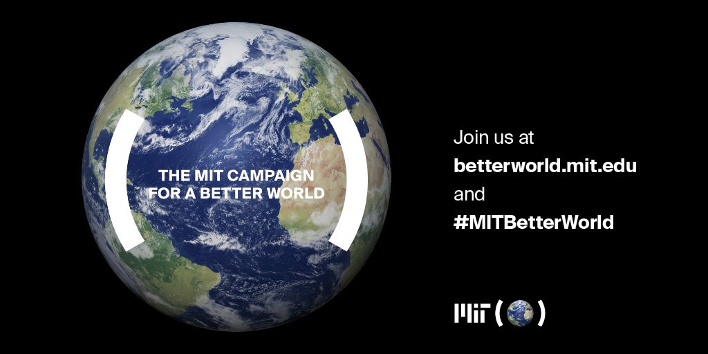 MIT_Spectrum's tweet photo. Introducing the MIT Campaign for a Better World: https://t.co/d91EDgqZLa #MITBetterWorld https://t.co/7f6tdr9SYt
