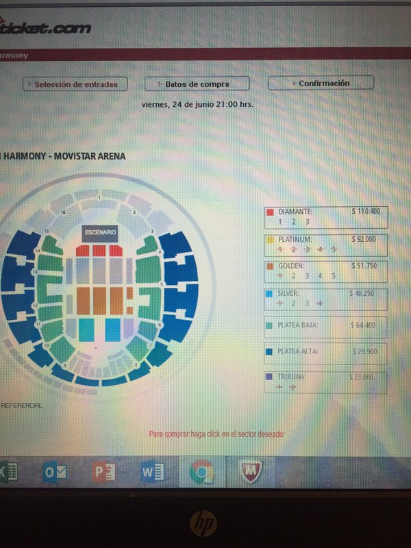 5HNottes's tweet photo. ATENCIÓN HARMONIZERS CHILENAS:HAN HABILITADO EL MOVISTAR ARENA:
DIAMANTE DISPONIBLE 
GOLDEN DISPONIBLE 
SILVER NUEVA https://t.co/HqVCpZyHj5