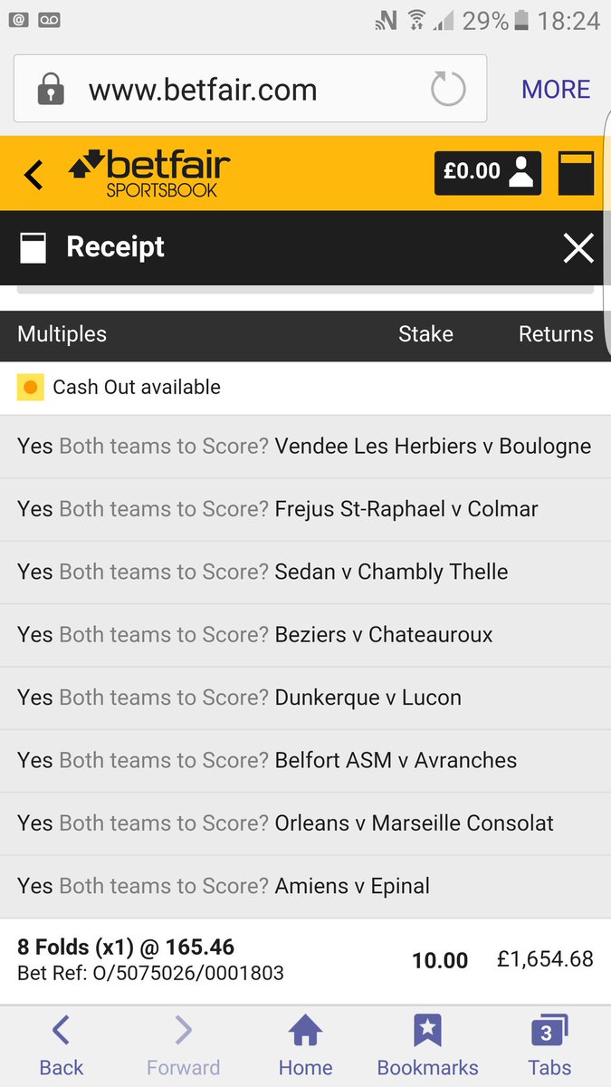 DJ_Eclipz's tweet photo. @BetfairCS No cash out on all French National games BTTS even though it says so on my slip, let down for £1600??? https://t.co/SB44yogeYx
