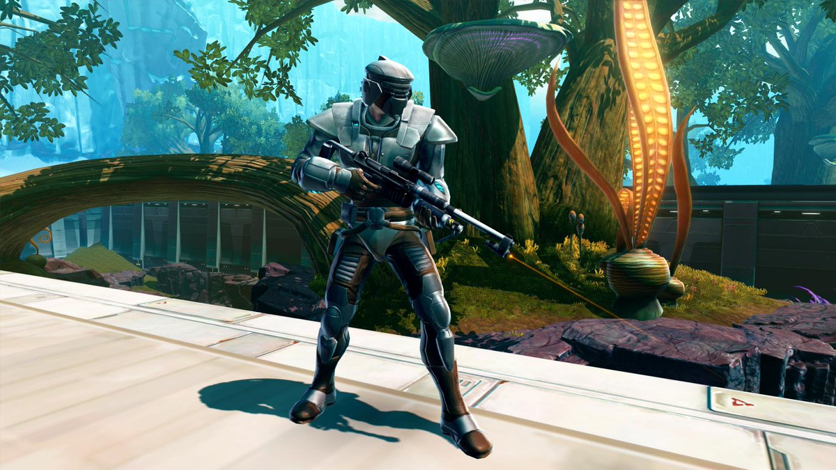 SWTOR's tweet image. Inspired by Profit and Plunder's Gault Rennow, the Triumphant Predator's Armor Set is live in the Plunderer Pack!