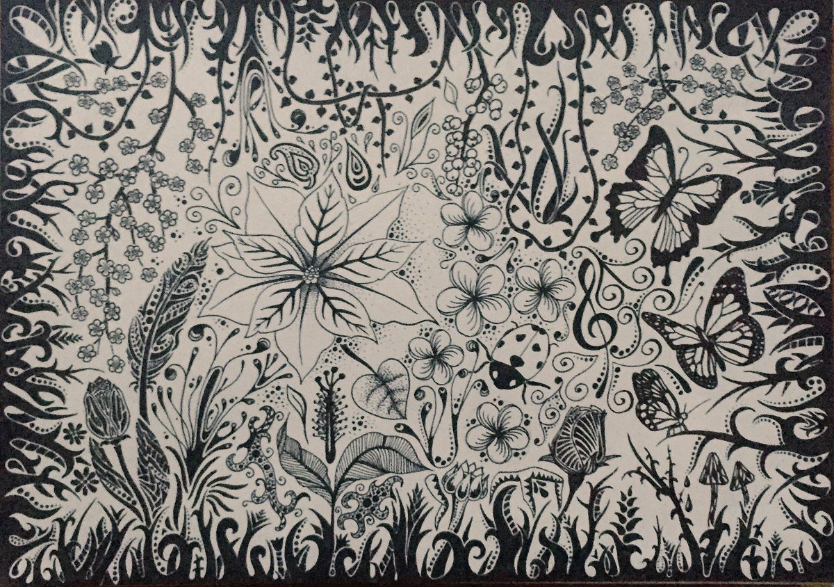 JennMKing's tweet image. Finally complete. #doodleproject #sharpie #whatnext