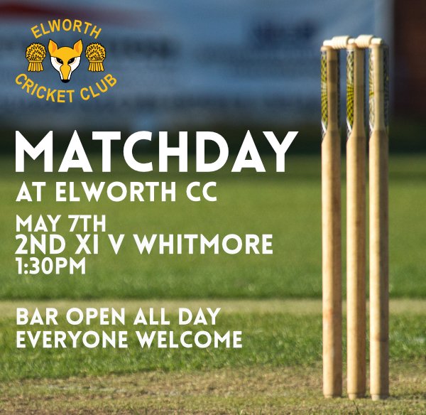 2nd XI at Elworth on Saturday
