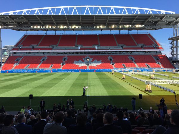 TorontoFC's tweet photo. This Saturday #TFCComesHome to @BMOField.

WATCH → https://t.co/lRbbNyqctB https://t.co/ClMgMF8pFC