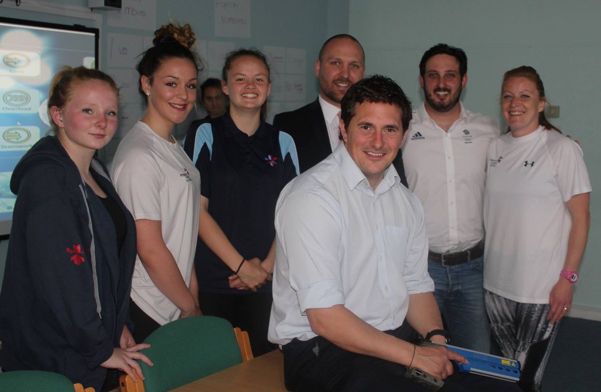 Thanks to Johnny Mercer, MP  for coming in to meet our Sports Leaders / laser shooting and on the Neurotracker..