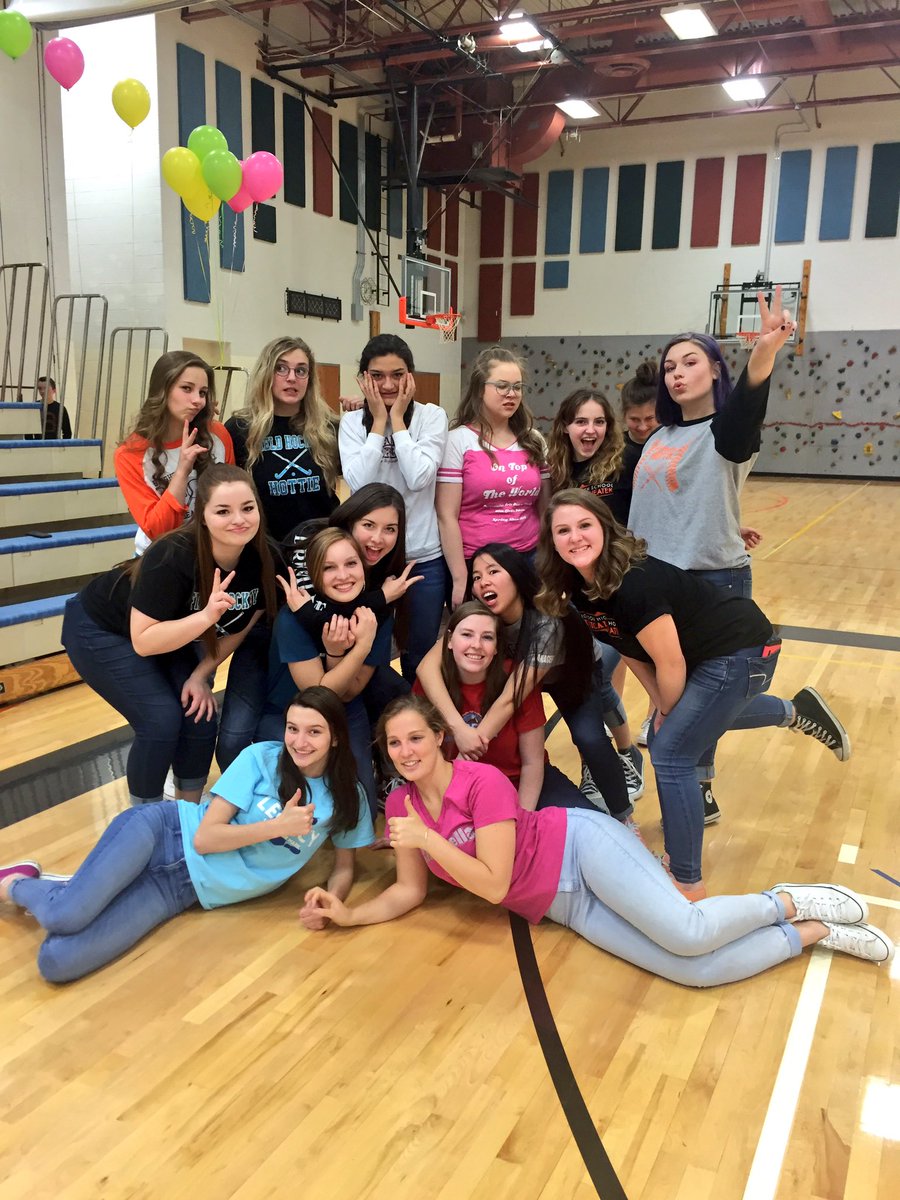 Today we sung "Shut Up And Dance With Me" at the 8th grade pep assembly! Go dogs 🐾