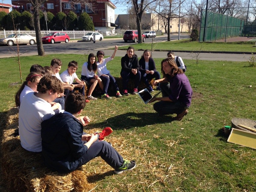 General Vanier students learning about Bees!
