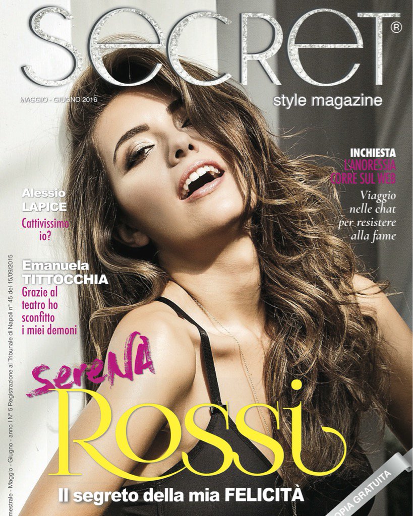daniela_dadazu's tweet photo. Il nuovo numero di Secret è online https://t.co/6kVi9iEA0S #coverstar #SerenaRossi https://t.co/l7Wiczz826