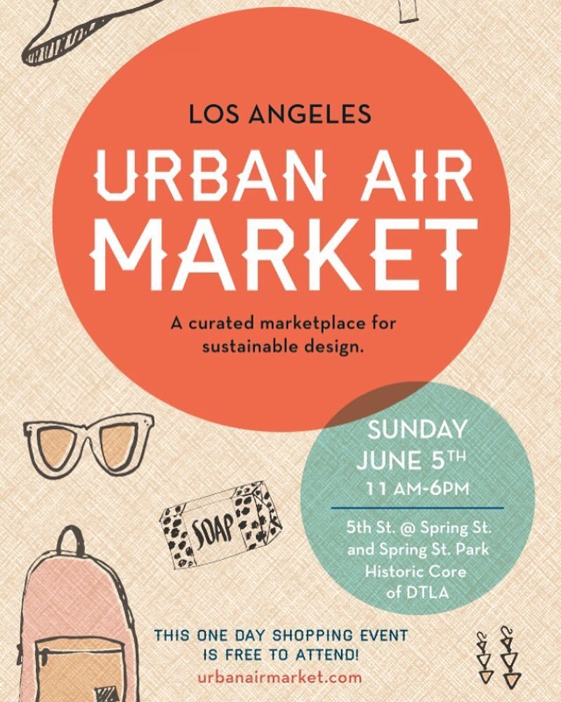 via <a href="/shopwalkdtla/">ShopwalkDTLA</a> #CoolHuntLA Get ready for a supersize Shopwalk on June 5th as @urbanairmarket brings curated sust…