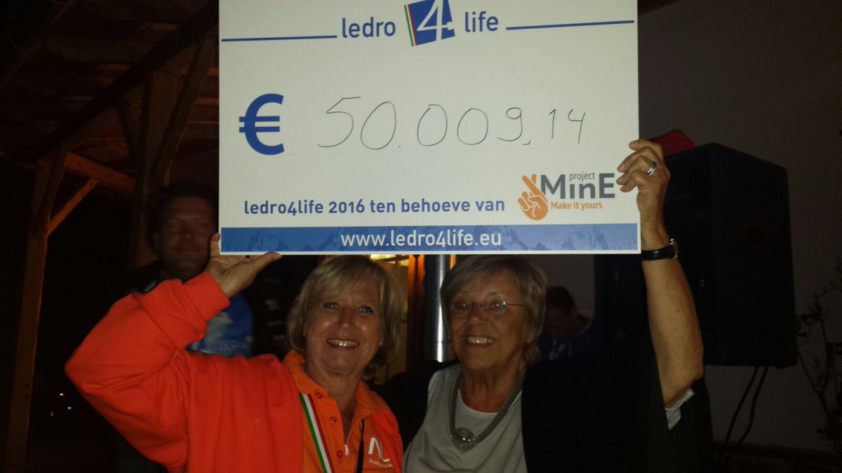 Compliment aan bestuur, vrijwilligers maar bovenal deelnemers aan <a href="/Ledro4life/">Ledro4life</a>. Megamooi event, megamooie opbrengst!