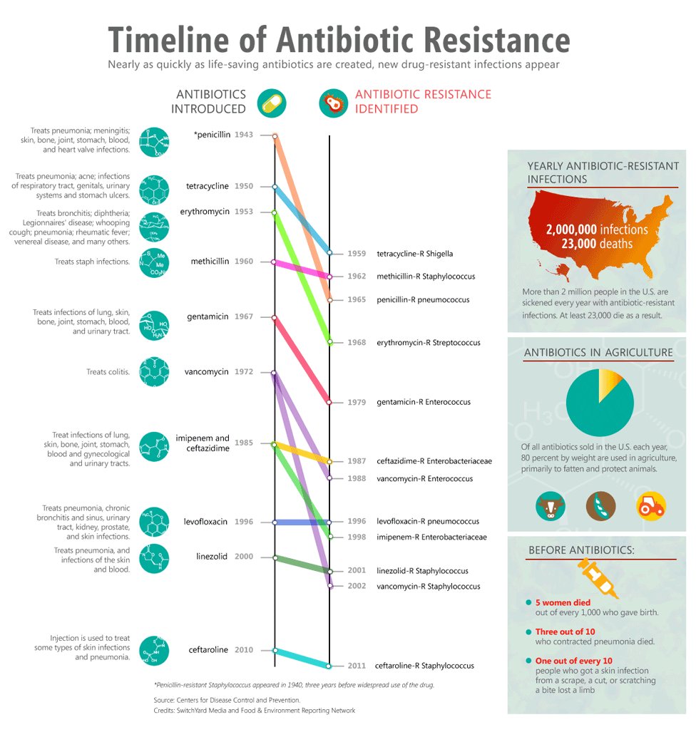 FERNnews's tweet photo. ICYMI: Timeline of #antibioticresistance. Via @FERNnews &amp; @SwitchYardMedia  https://t.co/RtV5aHzex4 https://t.co/5ZtioI1CUf