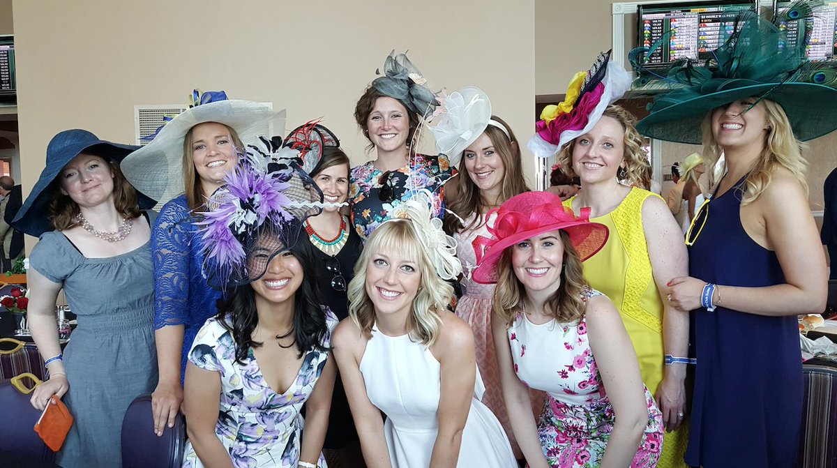 BFLouisville's tweet image. Found some locals (mostly) in the Jockey Club Suites @ChurchillDowns | #KyOaks | bizj.us/1mc336