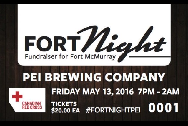 ChtownChamber's tweet image. Check out this fundraiser happening next Friday to support our friends in Fort Mac @PEIBrew #ymmfire #fortnightpei
