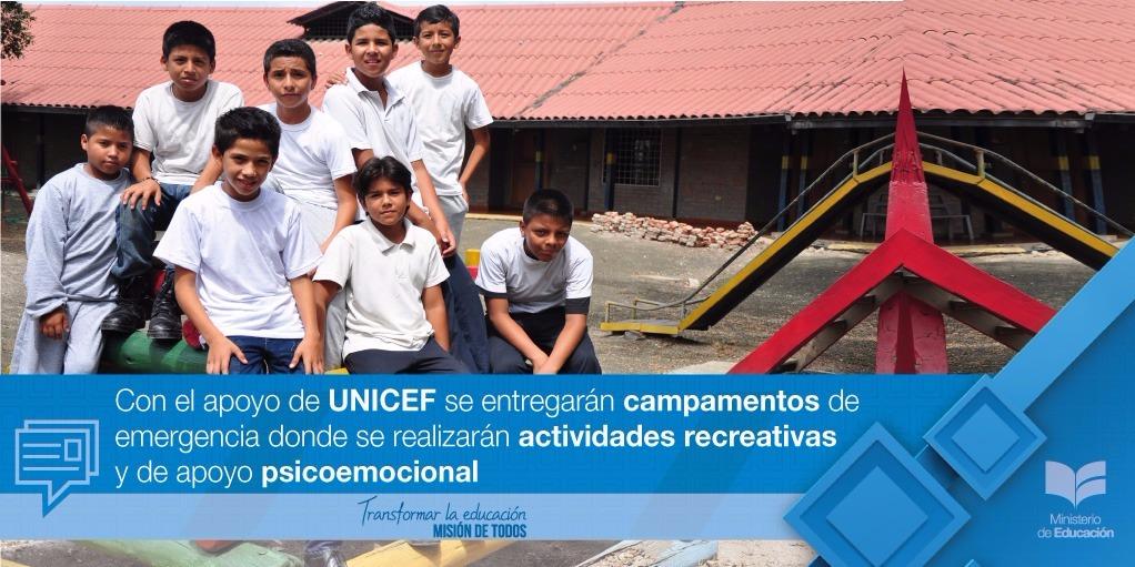 EducacionZ5_Ec's tweet photo. Las actividades escolares iniciarán paulatinamente hasta 4 de julio en zonas afectadas #JuntosNosLevantamos https://t.co/EZ4WoHAIiW