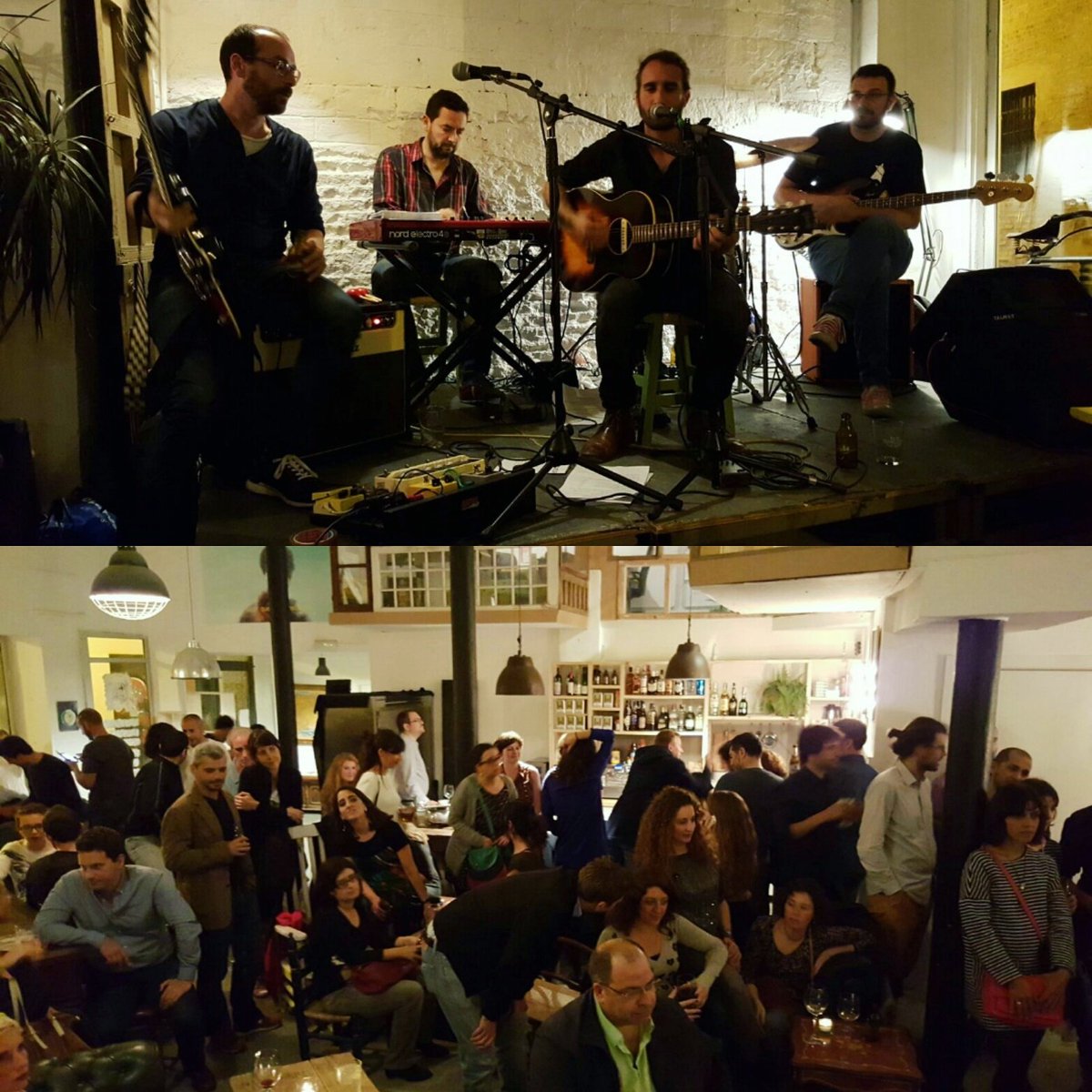 Genial ambiente y conciertazo de <a href="/EvilEvans01/">Evil Evans</a> en Gallo Rojo 👌