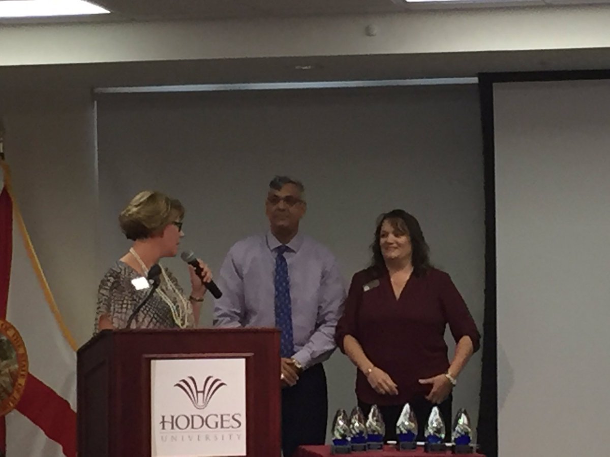 Lee County Student Services Department getting ready to present the LCSCA awards. <a href="/LeeSchools/">School District of Lee County</a>