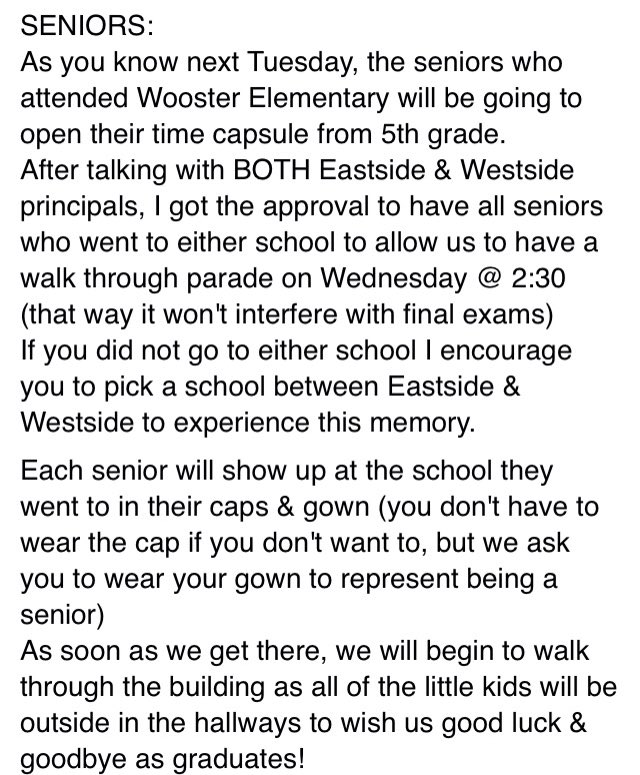 TheBrier2016's tweet photo. SENIORS!! Spread the word!
If you have any questions hit up @CharlseyLou!🎓💙 https://t.co/ABKe0Ox1dB